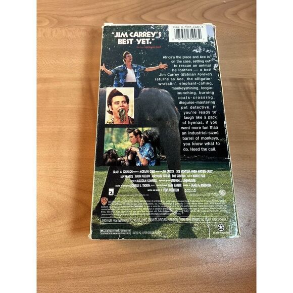 Ace Ventura: When Nature Calls (VHS, 1996) Warner Bros PG 13 - Picture 3 of 7
